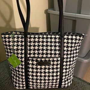 Small Trimmed Vera Midnight Houndstooth